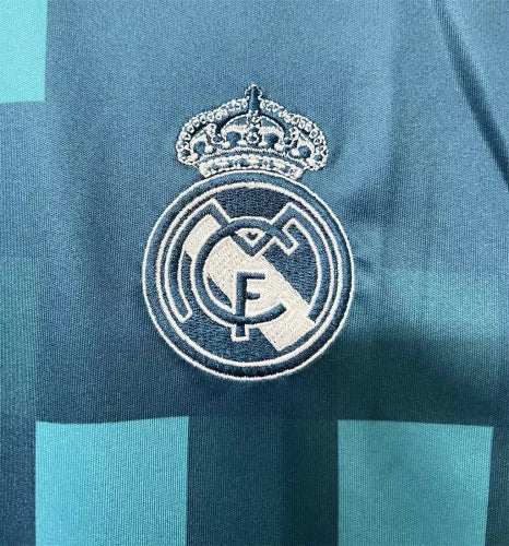 Real Madrid Third Retro Long Sleeves Jersey 17/18