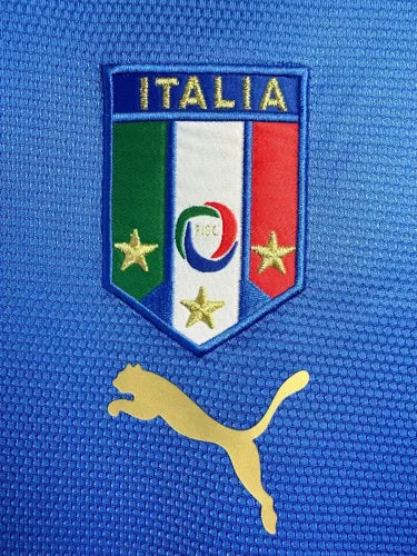 Italy Retro Home Long Sleeve Jersey 2006