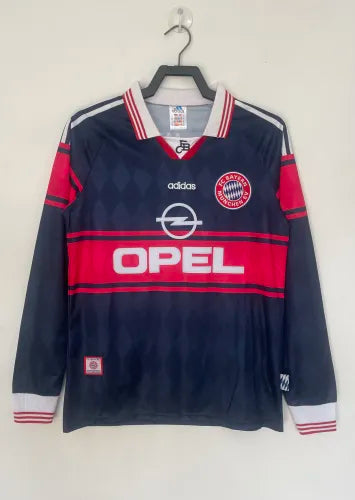Bayern Munich Home Long Sleeve Retro Jersey 1997/99