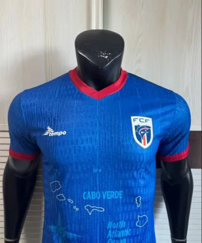 Cape Verde Home Man Player version Jersey 2025-26