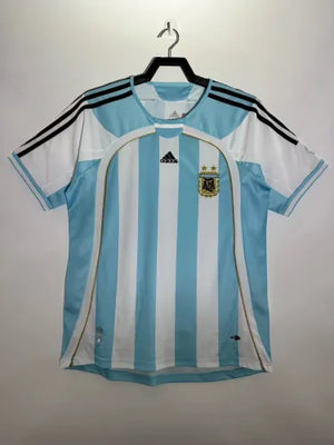 Argentina Home Retro Jersey 2006/07