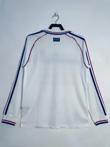 France Away Retro Long Sleeve Jersey 1998