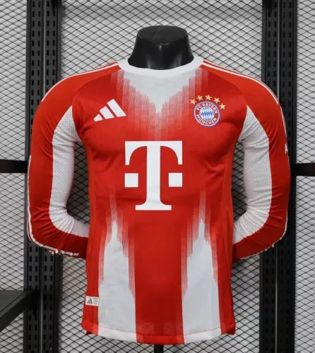 Bayern Munich Home Player Long Sleeve Jersey 25/26