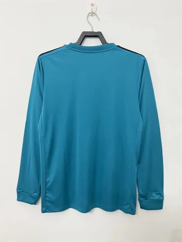 Real Madrid Third Retro Long Sleeves Jersey 17/18